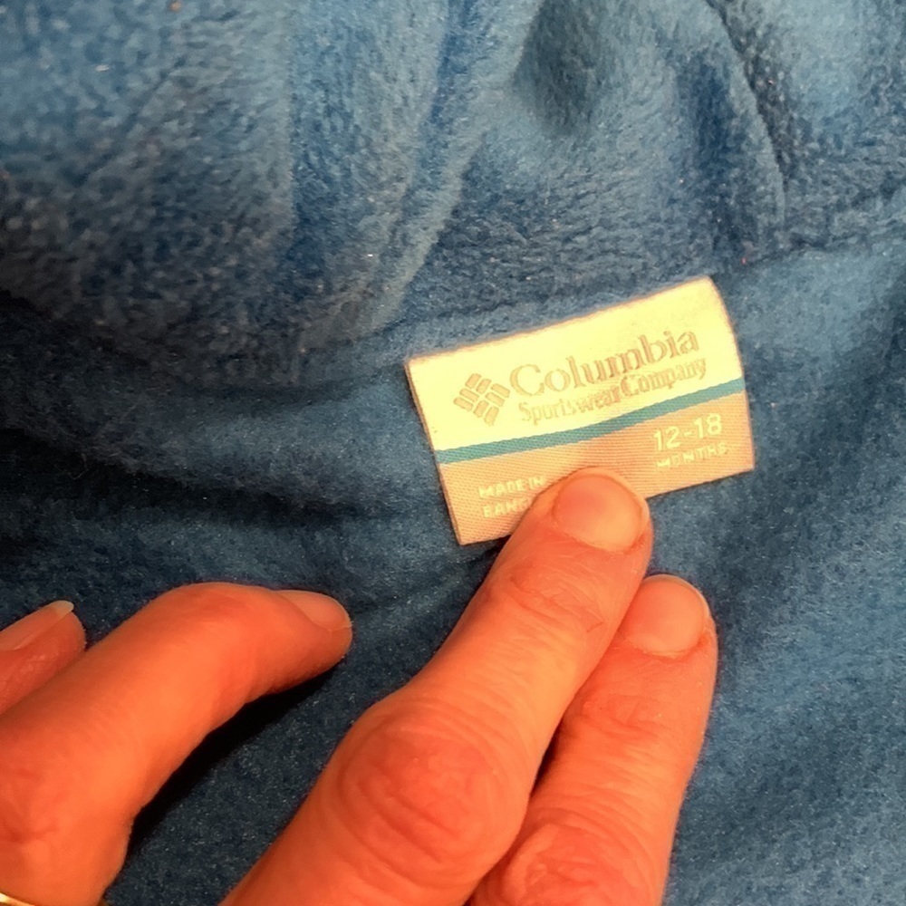 GUC Columbia 12-18 month old fleece lined winter coat - Picture 7 of 10